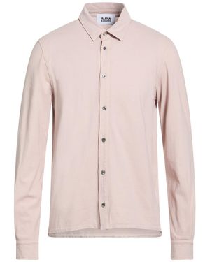 Alpha Studio Shirt Cotton, Elastane - Pink