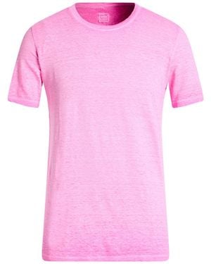 120% Lino T-Shirt Linen - Pink