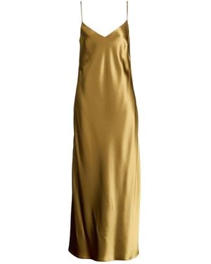 Galvan London Marigold Maxi Dress Triacetate, Polyester - Metallic
