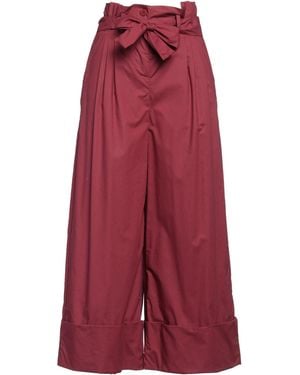 Caractere Trousers Cotton - Red