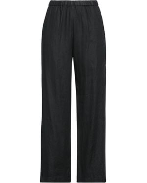 Aspesi Trousers Linen - Black