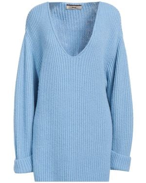 Akep Sweater Acrylic, Wool, Viscose, Polyester, Alpaca Wool - Blue