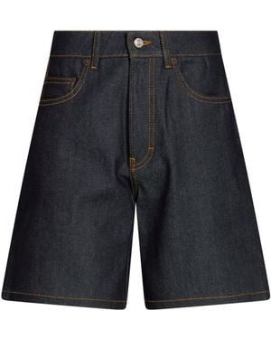 Jeanerica Denim Shorts Recycled Cotton, Viscose - Black