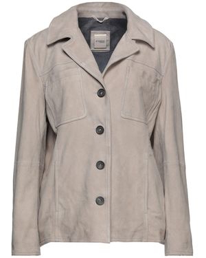 D'Amico Jacket Soft Leather - Gray