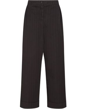 Kiltie Charcoal Pants Cotton, Elastane - Black