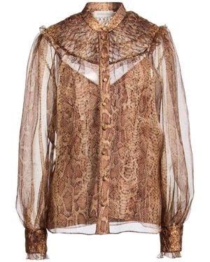Zimmermann Camisa - Marrón
