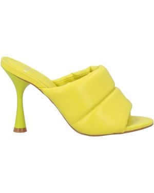 Carrano Lime Sandals Leather - Yellow