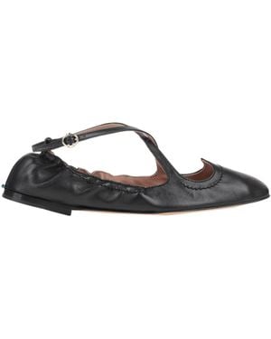 A.Bocca Ballet Flats - Black
