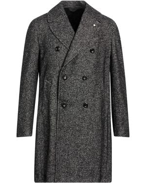 Luigi Bianchi Coat Wool, Alpaca Wool, Polyamide - Grey