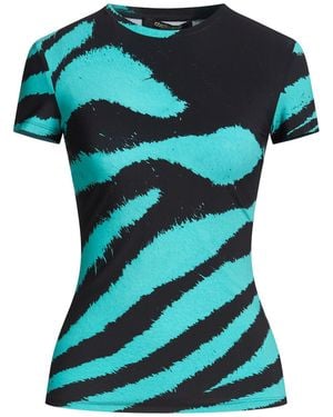 Roberto Cavalli T-Shirt Polyamide, Elastane - Blue