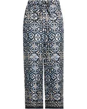 Max Mara Trousers Silk - Blue