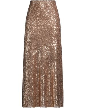 Dixie Maxi Skirt Polyester, Elastane - Brown