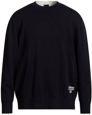 ARMANI EXCHANGE Midnight Jumper Cotton - Blue