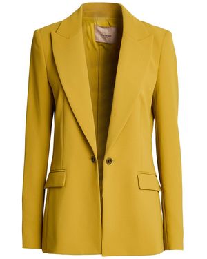 Twinset Blazer Polyester, Elastane - Yellow