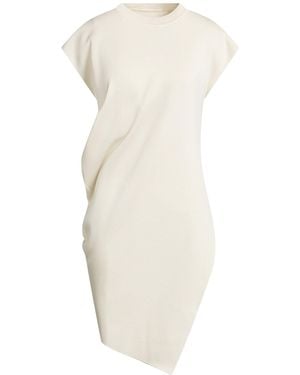 Issey Miyake Ivory Mini Dress Acetate, Polyester - White