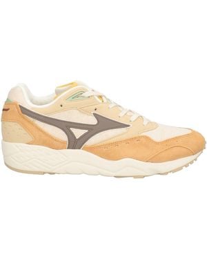 Mizuno Marigold Trainers Leather, Textile Fibres - Natural