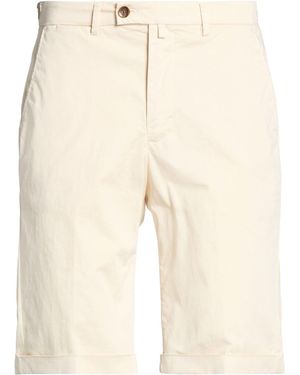 Briglia 1949 Cream Shorts & Bermuda Shorts Cotton, Elastane - Natural