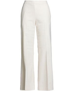 Drumohr Pants Cotton, Elastane - White