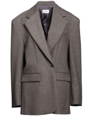 P.A.R.O.S.H. P.A.R.O..H. Blazer Polyester, Virgin Wool, Elastane - Gray