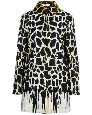 Maliparmi Overcoat & Trench Coat Cotton, Elastane - Black