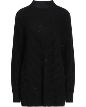 Marina Rinaldi Rollkragenpullover - Schwarz