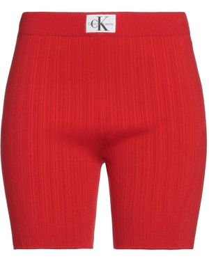 Calvin Klein Shorts & Bermuda Shorts Lyocell, Polyamide - Red