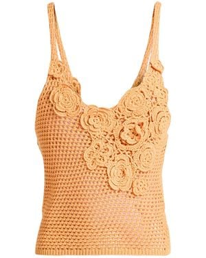 Isabelle Blanche Top - Orange