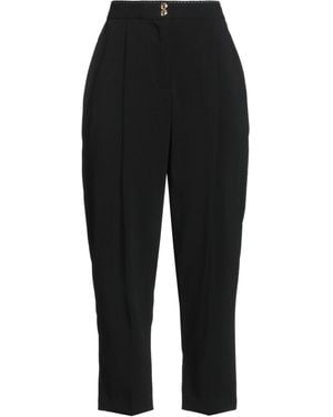 Elisabetta Franchi Trousers Polyester, Elastane - Black