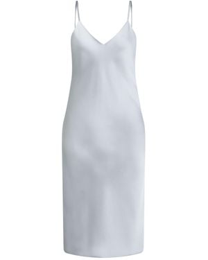 Norma Kamali Midi-Kleid - Weiß