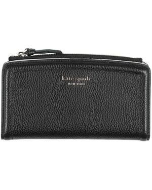 Kate Spade Wallet Textile Fibers - Black