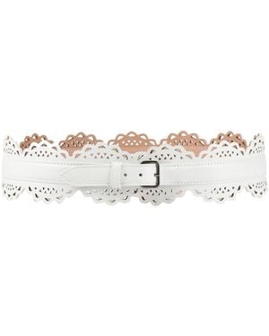 Alaïa Belt - White