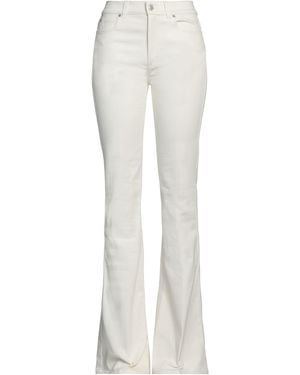 McQueen Jeans Cotton, Elastane - White