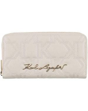 KARL LAGERFELD Wallet - Natural