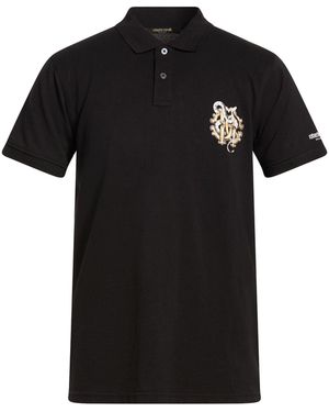 Roberto Cavalli Polo Shirt Cotton - Black