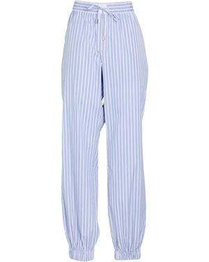 The Attico Sky Trousers Cotton - Blue