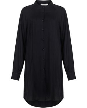 Nostrasantissima Mini Dress Viscose, Cupro - Blue