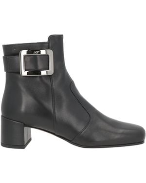 Roger Vivier Ankle Boots Leather - Black