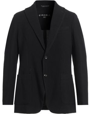 Circolo 1901 Blazer Virgin Wool, Elastane - Black