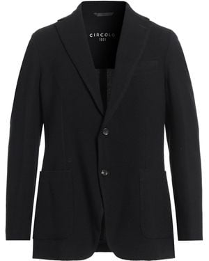 Circolo 1901 Blazer Virgin Wool, Elastane - Black