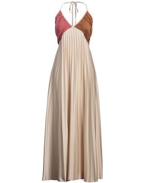 Kaos Maxi Dress Polyester - Natural