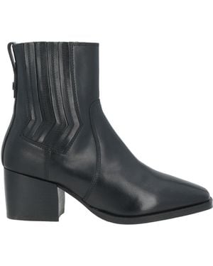 Janet & Janet Ankle Boots Leather - Black
