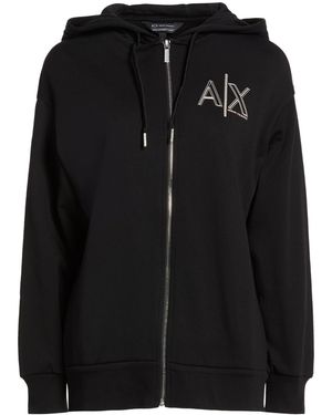 ARMANI EXCHANGE Sweatshirt Cotton, Polyester, Elastane - Black
