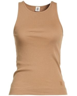 By Malene Birger Tank Top Organic Cotton, Elastane - Natural
