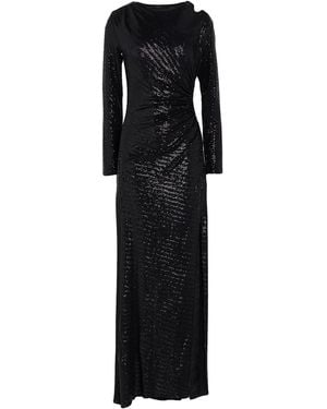 Maje Maxi Dress Nylon, Elastane, Polyester - Black