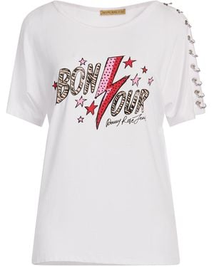 Denny Rose T-Shirt Viscose, Elastane - White