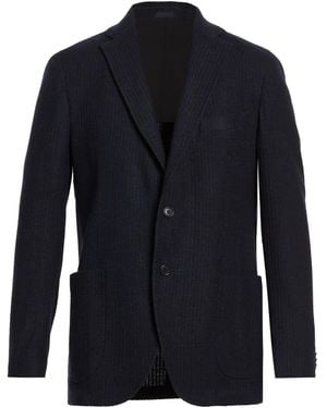 Tombolini Midnight Blazer Wool, Polyamide - Blue
