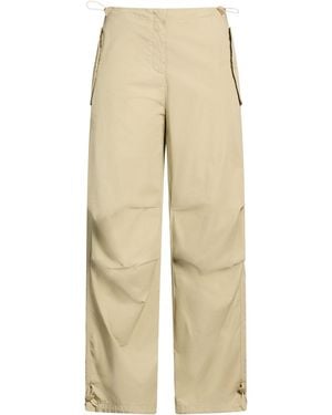 Emporio Armani Khaki Pants Cotton - Natural