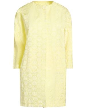 Hanita Overcoat & Trench Coat Polyester - Yellow