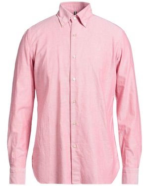 Luigi Borrelli Napoli Shirt Cotton - Pink