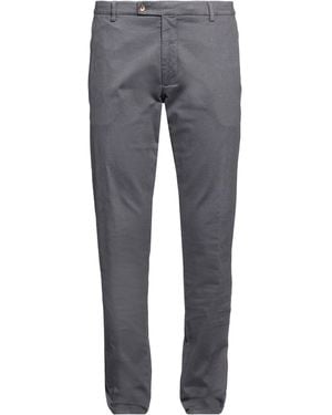 Berwich Charcoal Trousers Cotton, Elastane - Grey